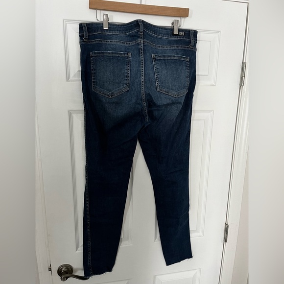 💙KUT MIA Fab Ab Dark Blue Women's Jeans - Picture 2 of 5